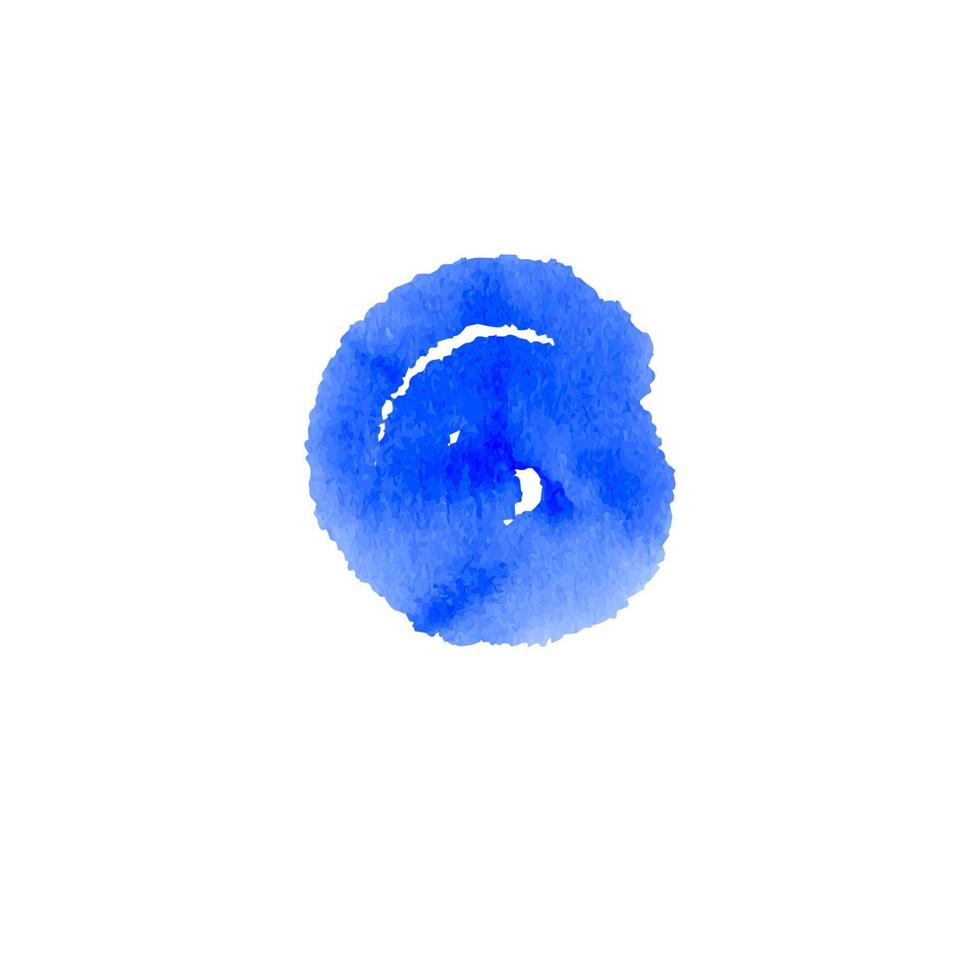 Marina Militare blu sfondo cerchio o spirale, fatto con acquerello su granuloso torchon carta. astratto evidenziare, spazzola test scarabocchio. semplice di moda sfondo, artistico forma isolato su bianca. clip arte vettore