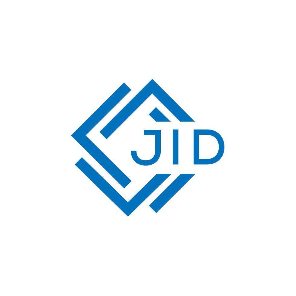 jid lettera logo design su bianca sfondo. jid creativo cerchio lettera logo concetto. jid lettera design. vettore