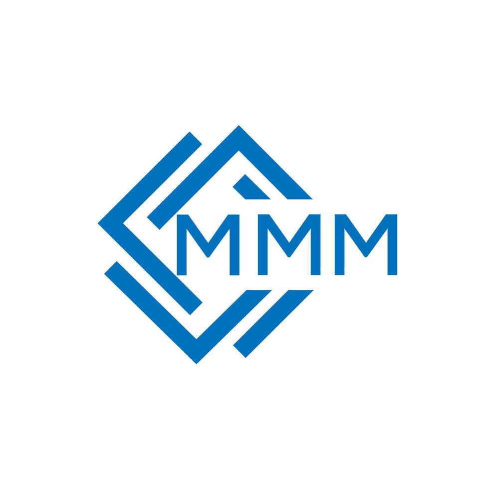 mmm lettera design.mmm lettera logo design su bianca sfondo. mmm creativo cerchio lettera logo concetto. mmm lettera design.mmm lettera logo design su bianca sfondo. mmm c vettore