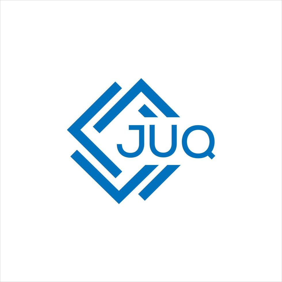 juq lettera logo design su bianca sfondo. juq creativo cerchio lettera logo concetto. juq lettera design. vettore