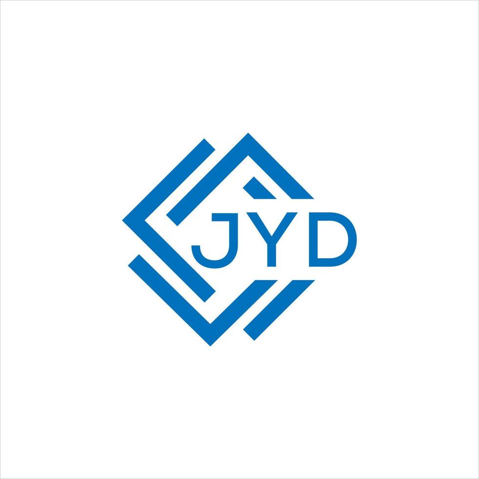 jyd lettera logo design su bianca sfondo. jyd creativo cerchio lettera logo concetto. jyd lettera design. vettore