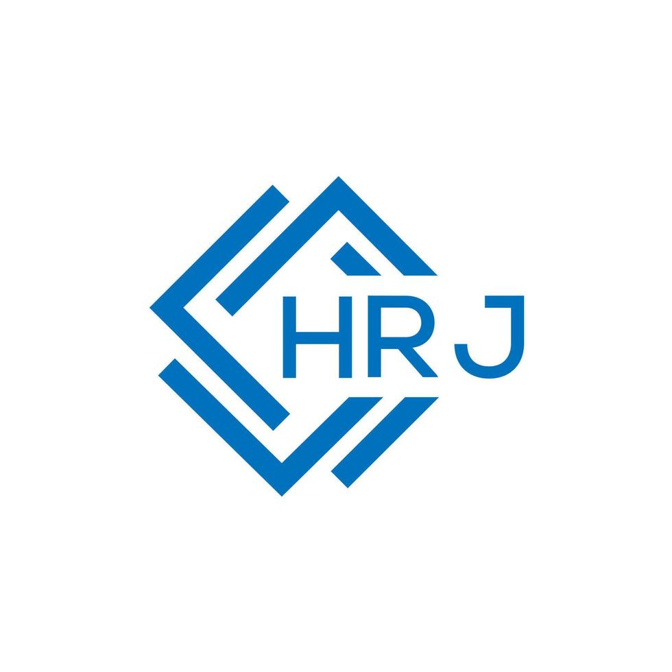 hrj lettera logo design su bianca sfondo. hrj creativo cerchio lettera logo concetto. hrj lettera design. vettore