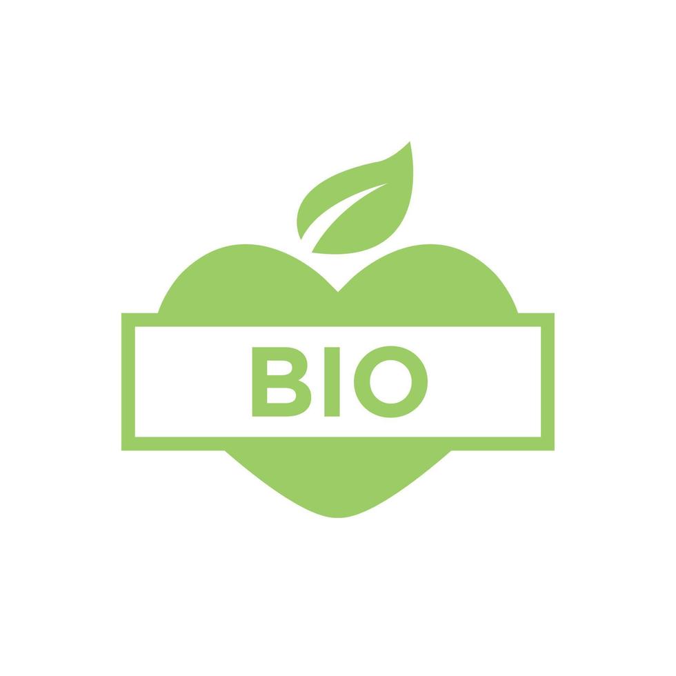 bio vettore logo design