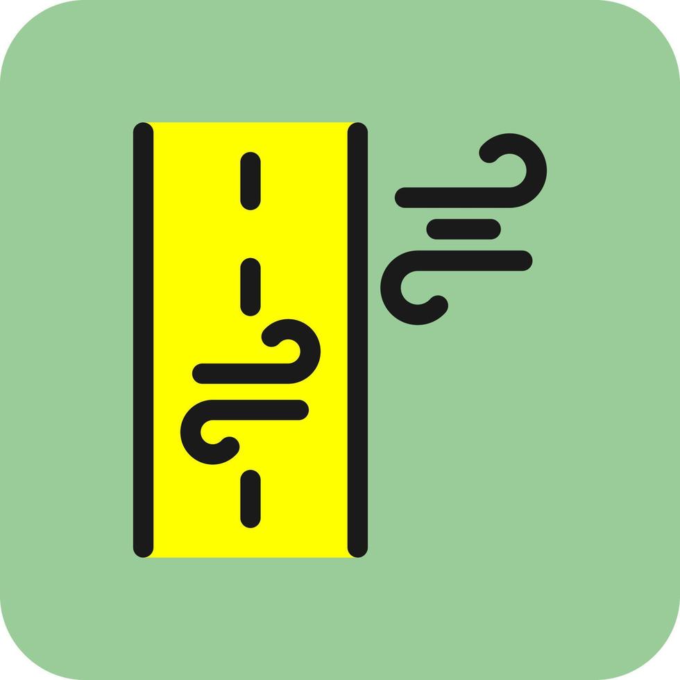 ventoso strada vettore icona design