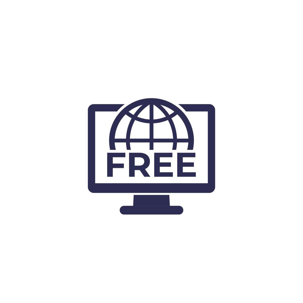 vettore di accesso web gratuito icon.eps