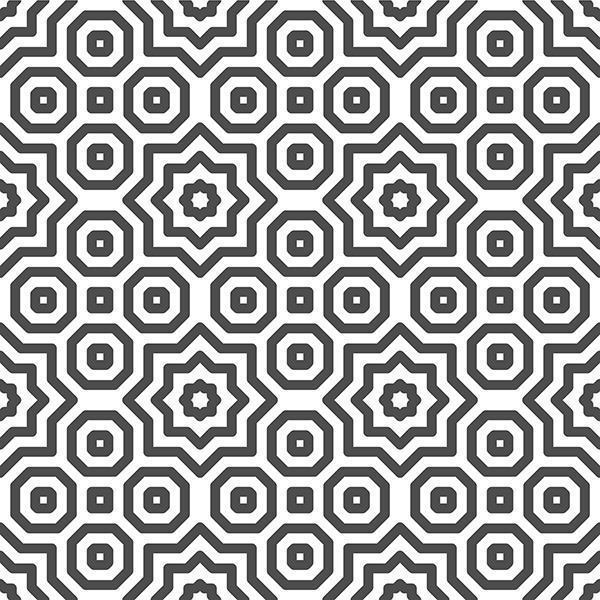 astratto senza cuciture ottagonale arabo stella forme pattern. motivo geometrico astratto per vari scopi di progettazione. vettore