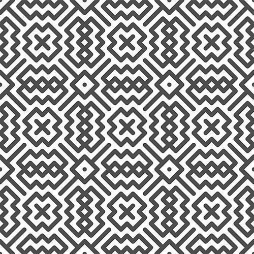 astratto diagonale senza giunture croce quadrata a zig-zag pattern motivo geometrico astratto per vari scopi di progettazione. vettore