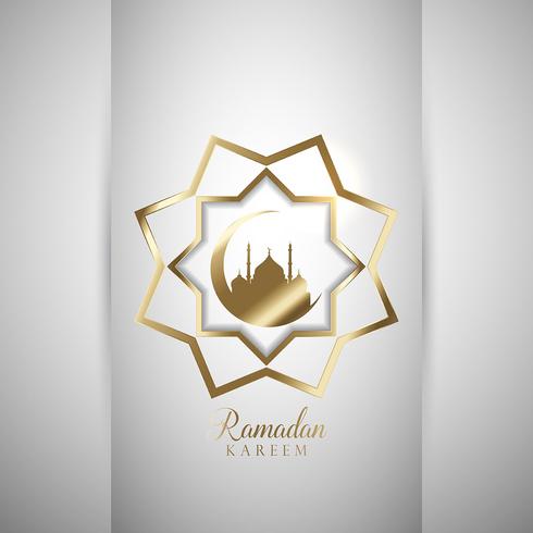 Sfondo decorativo di Ramadan vettore