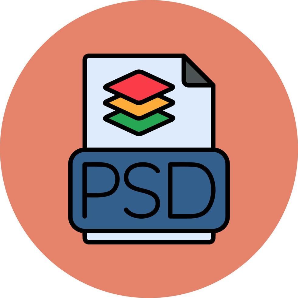 PSD file vettore icona