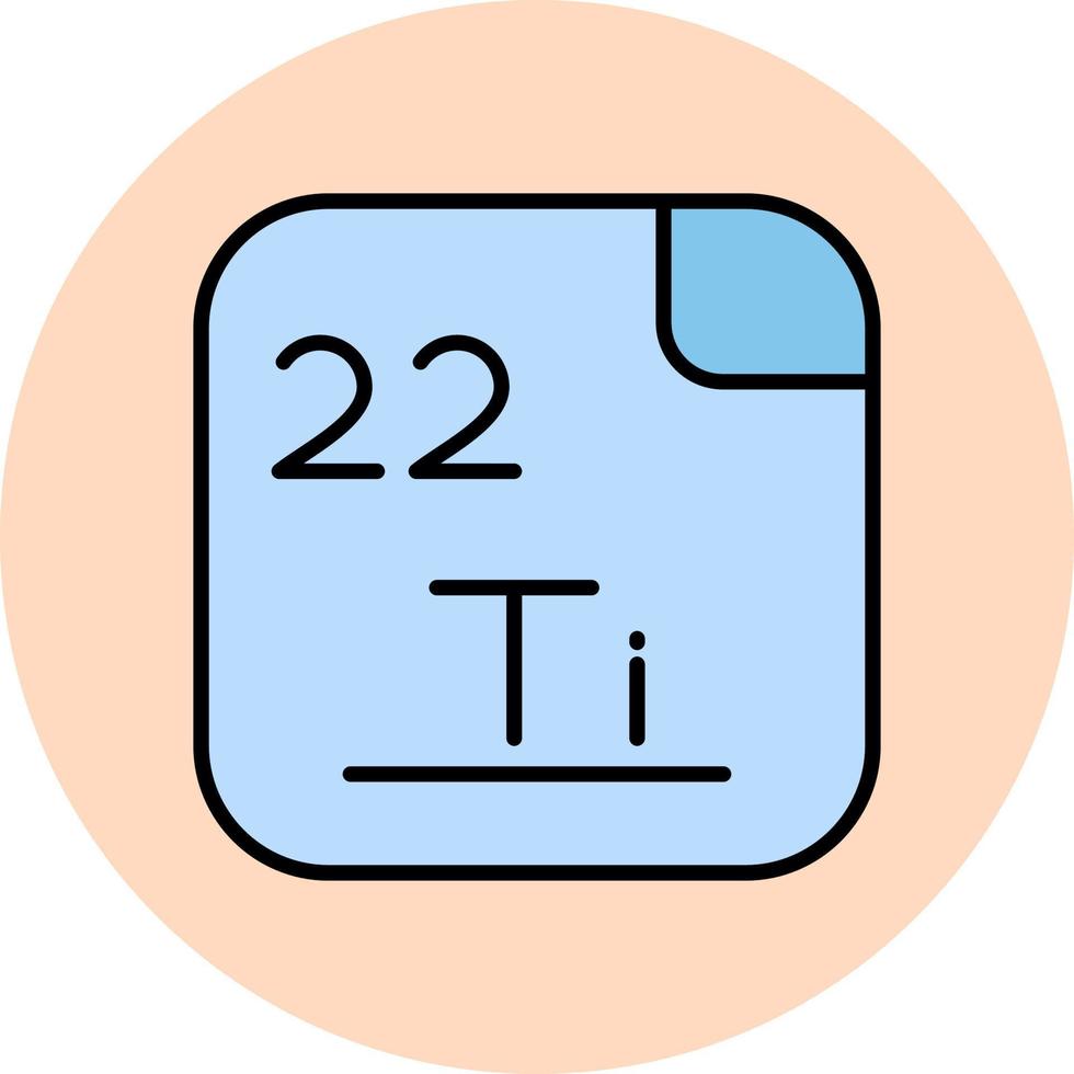 titanio vettore icona