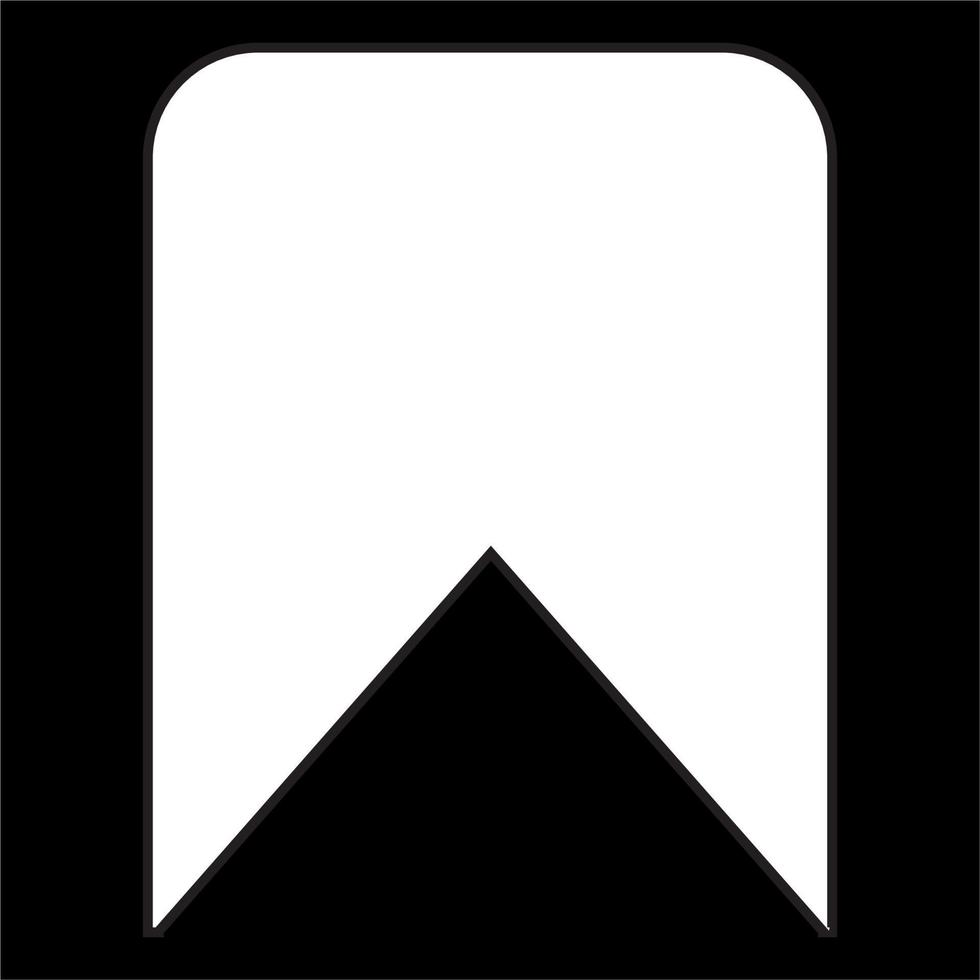 vettore, Immagine di salvato icona, nero e bianca colore, con nero sfondo vettore