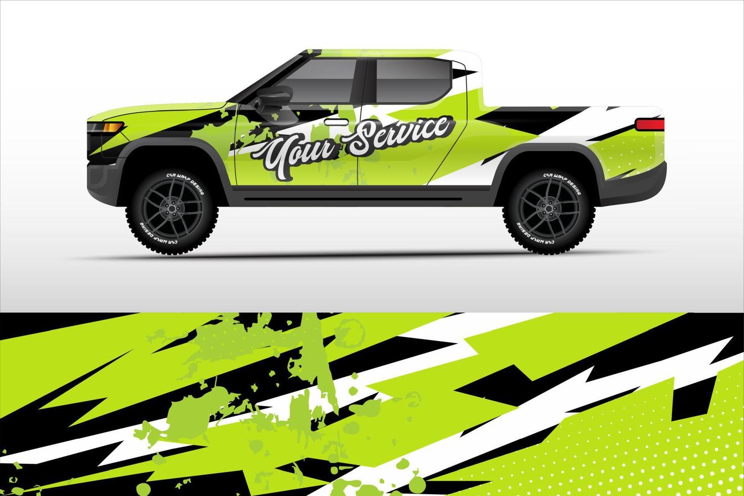 grafico camion design. astratto Linee grunge vettore sfondo concetto per vinile avvolgere e veicolo il branding