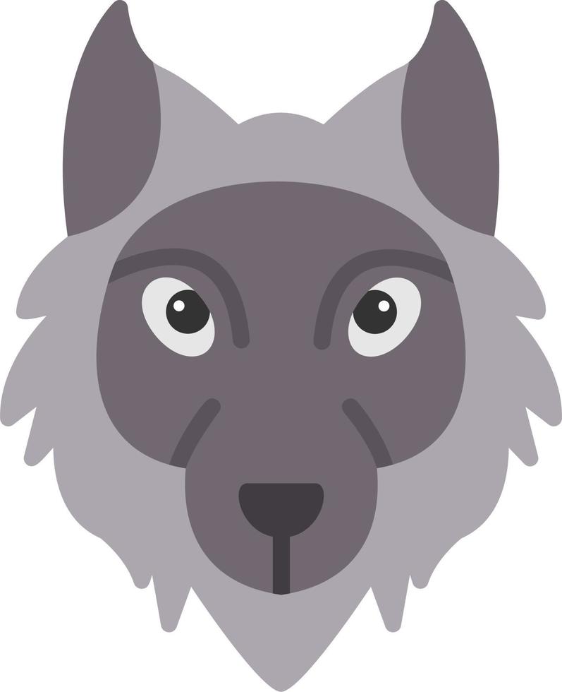 icona di vettore di lupo