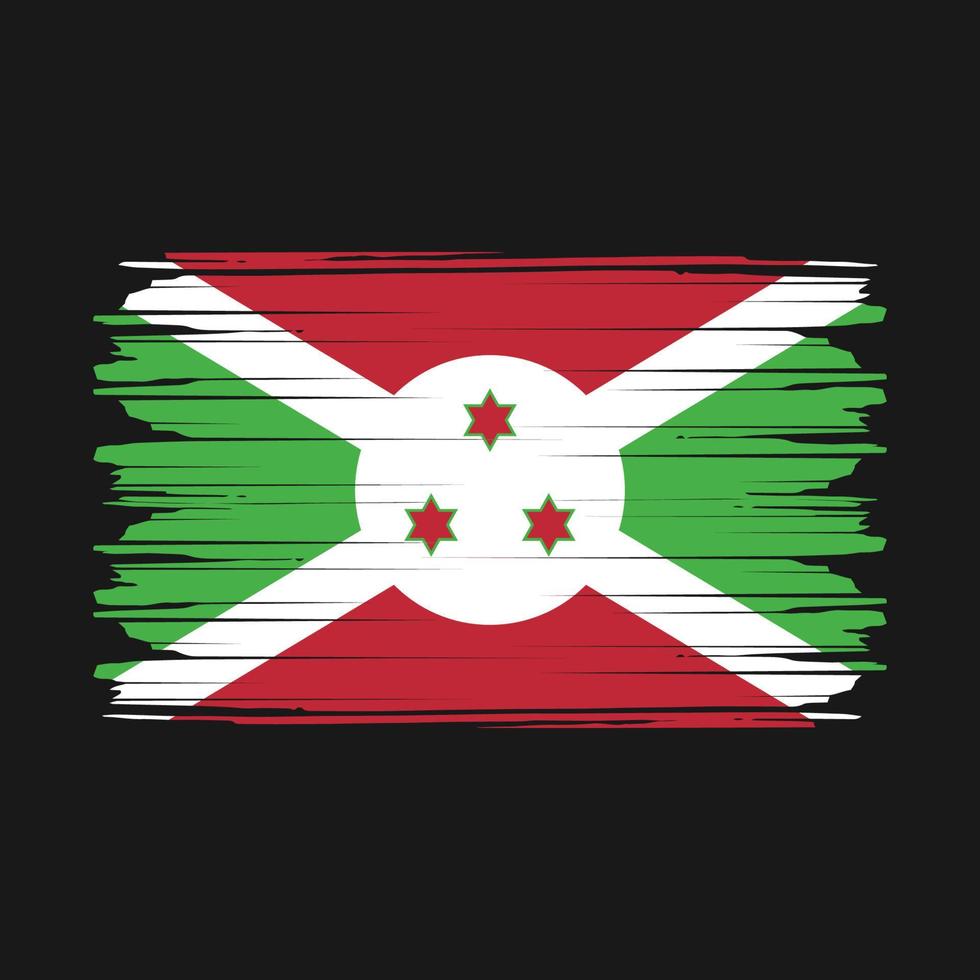 vettore di bandiera del burundi