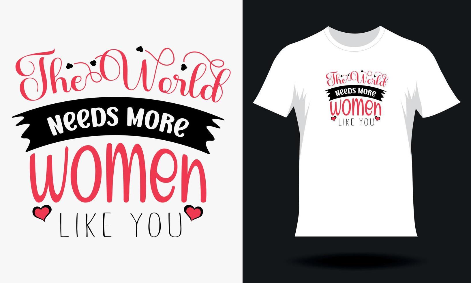 contento Da donna giorno-donne giorno maglietta design. mano disegnato lettering donne giorno svg maglietta design vettore