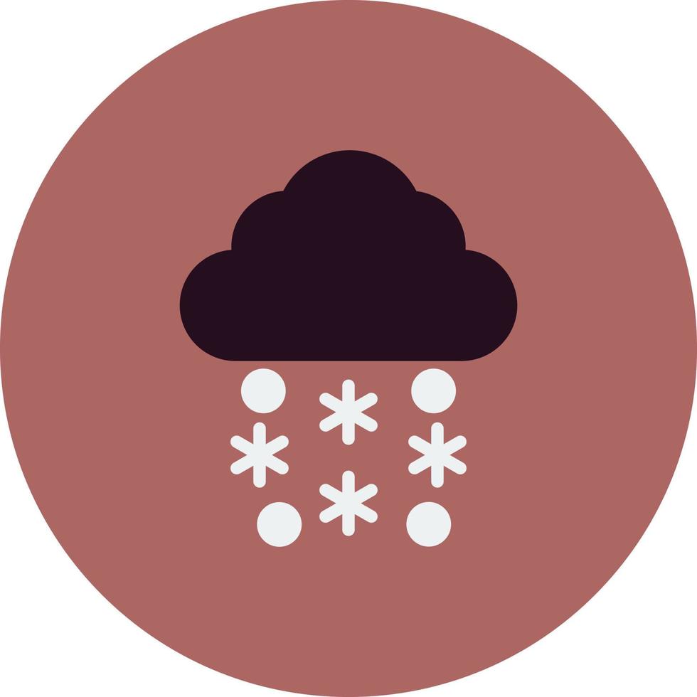 nevicata vettore icona