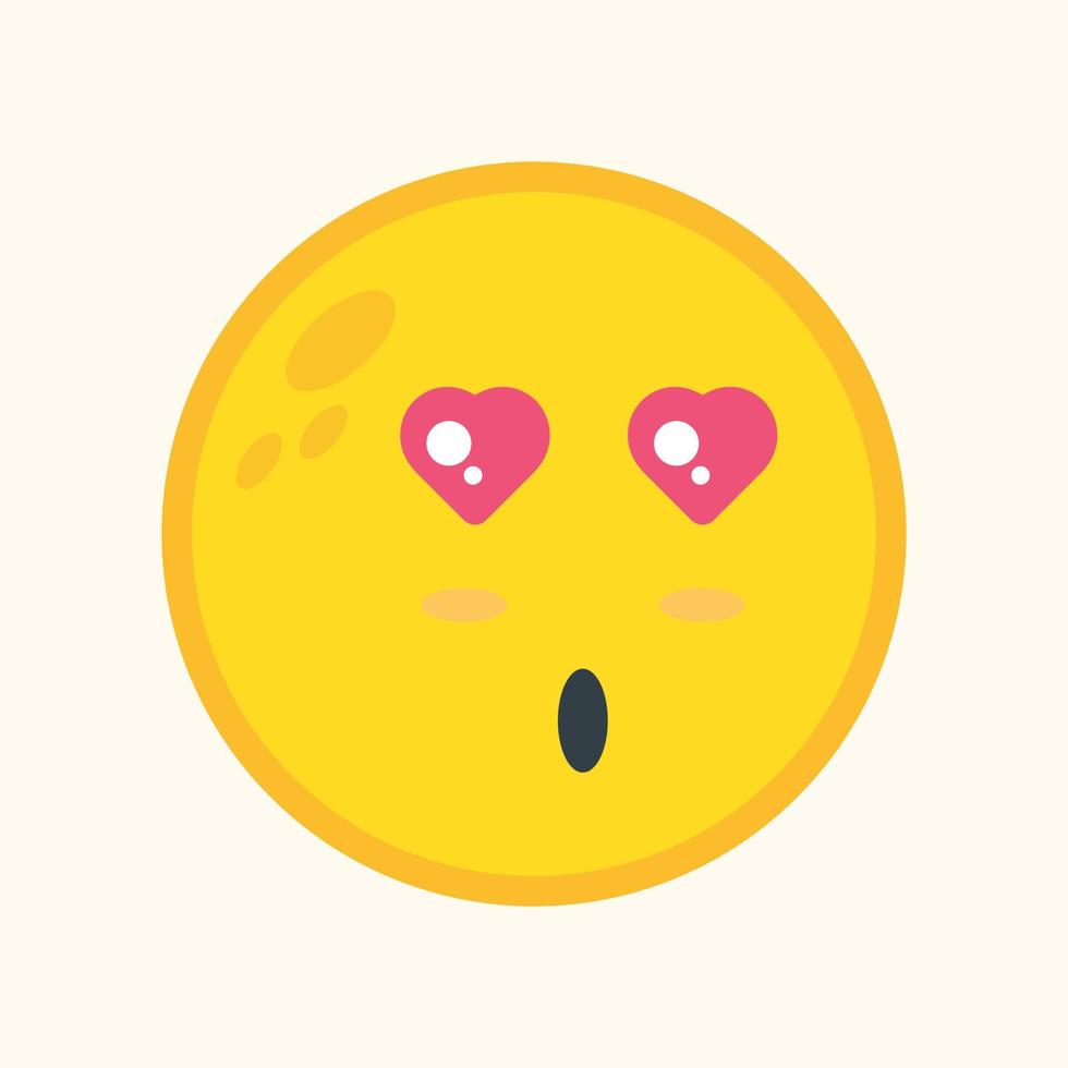 Luna emoticon logo vettore