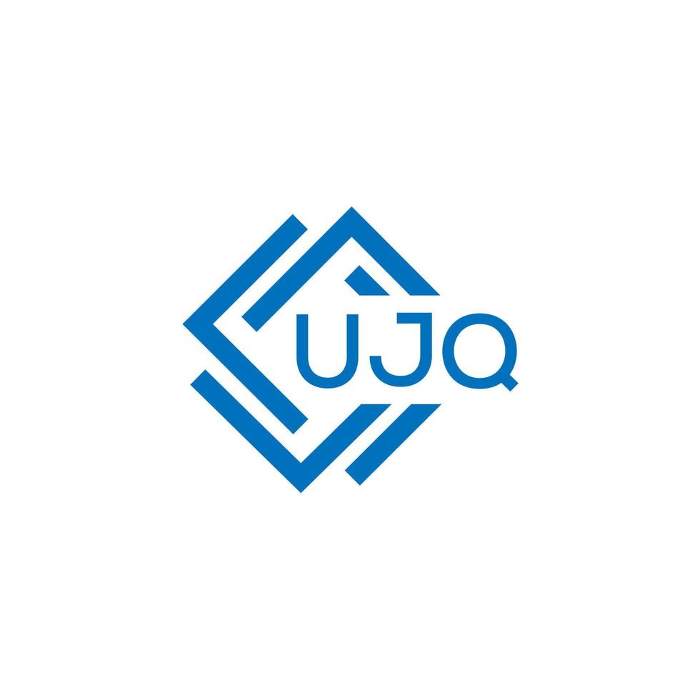 ujq tecnologia lettera logo design su bianca sfondo. ujq creativo iniziali tecnologia lettera logo concetto. ujq tecnologia lettera design. vettore