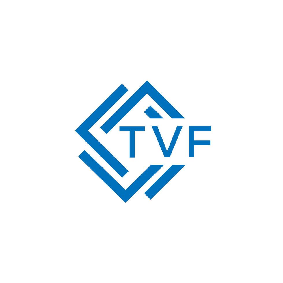 tvf tecnologia lettera logo design su bianca sfondo. tvf creativo iniziali tecnologia lettera logo concetto. tvf tecnologia lettera design. vettore