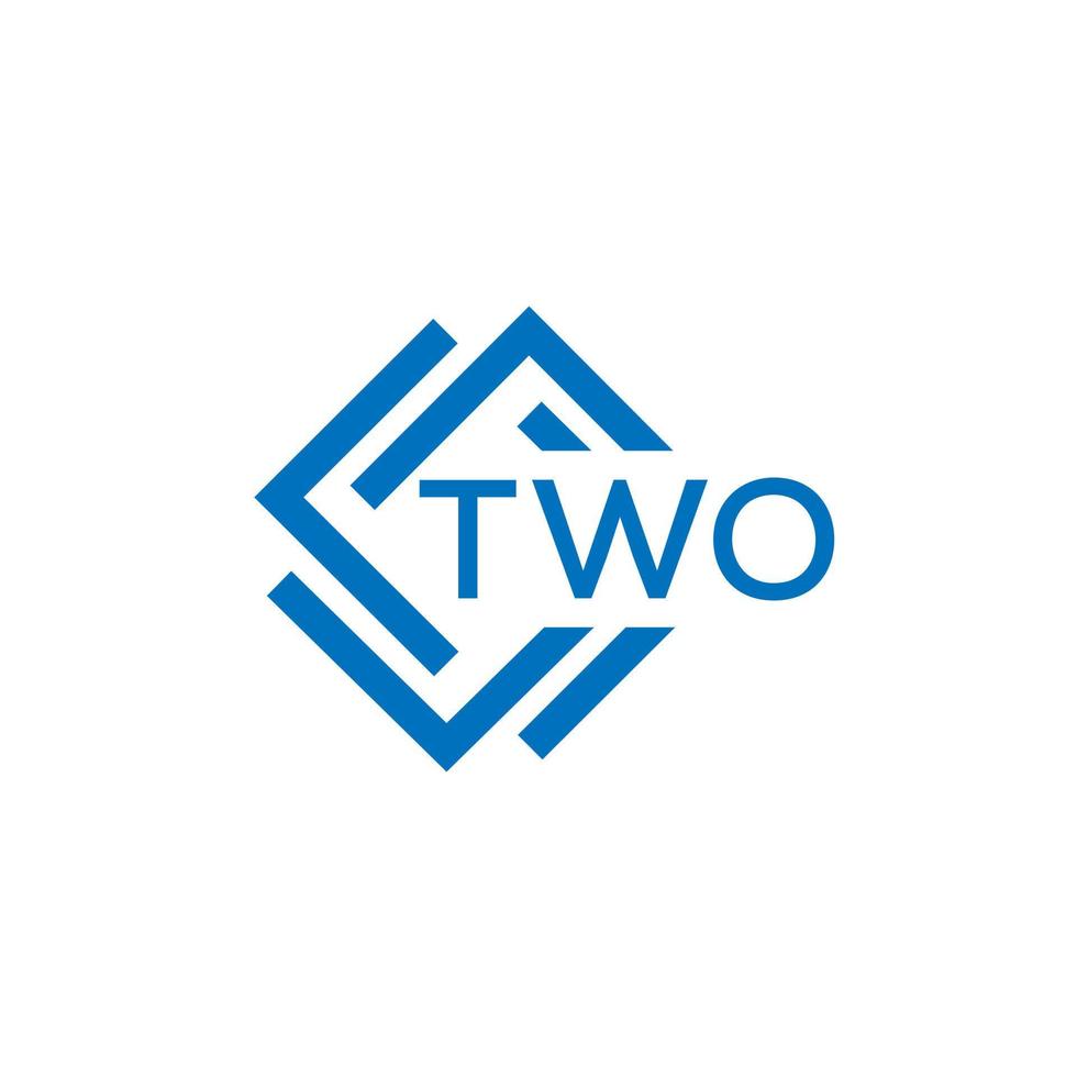 Due tecnologia lettera logo design su bianca sfondo. Due creativo iniziali tecnologia lettera logo concetto. Due tecnologia lettera design. vettore