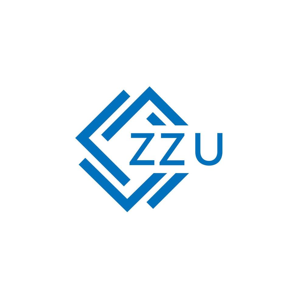 zzu tecnologia lettera logo design su bianca sfondo. zzu creativo iniziali tecnologia lettera logo concetto. zzu tecnologia lettera design. vettore