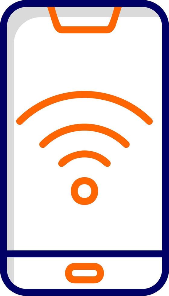 smartphone Wi-Fi vettore icona