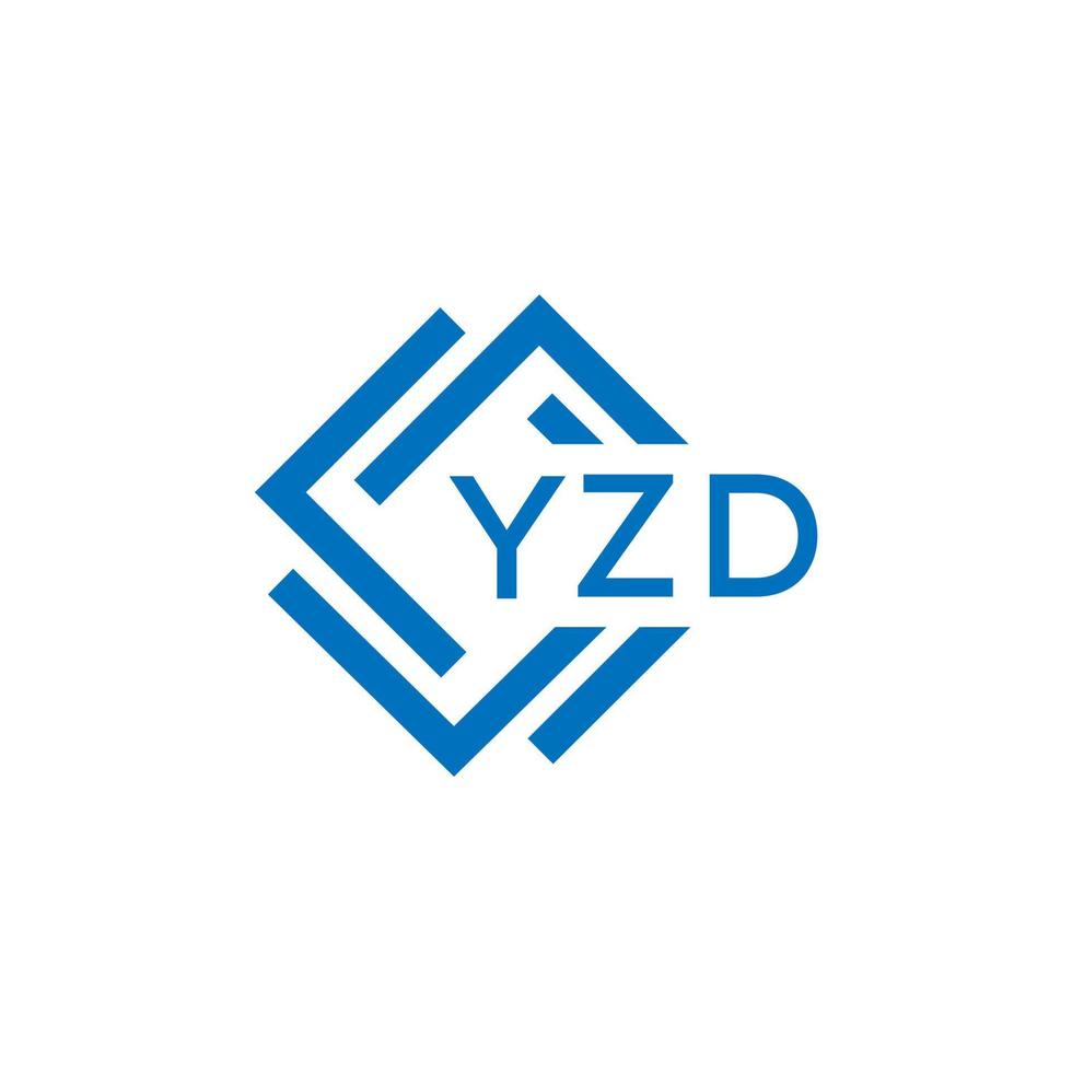 yzd tecnologia lettera logo design su bianca sfondo. yzd creativo iniziali tecnologia lettera logo concetto. yzd tecnologia lettera design. vettore