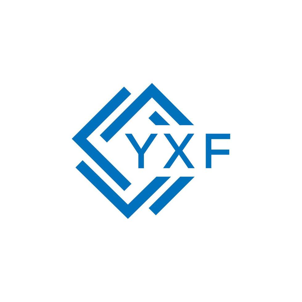 yxf astratto tecnologia logo design su bianca sfondo. yxf creativo iniziali lettera logo concetto. vettore