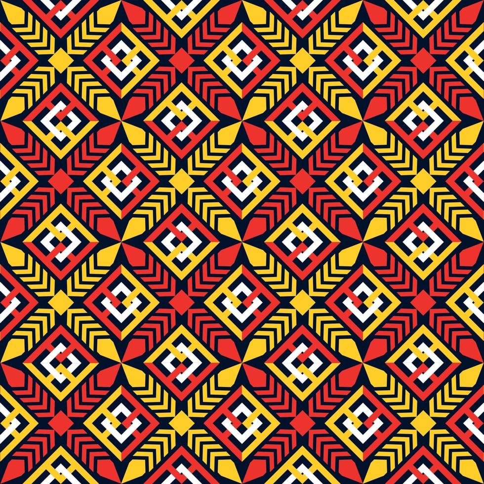 disegno tradizionale del modello etnico geometrico per sfondo, moquette, carta da parati, abbigliamento, involucro, batik, tessuto, pareo vettore