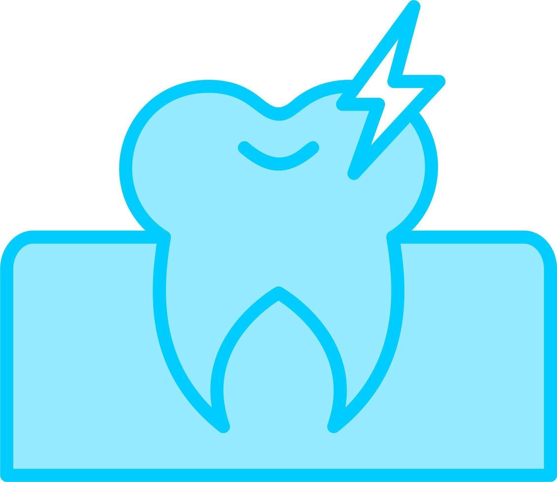 icona di vettore di mal di denti