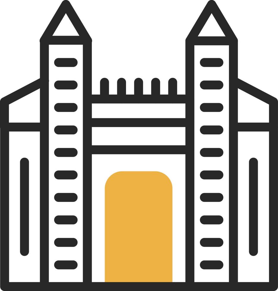 Ishtar cancello vettore icona design