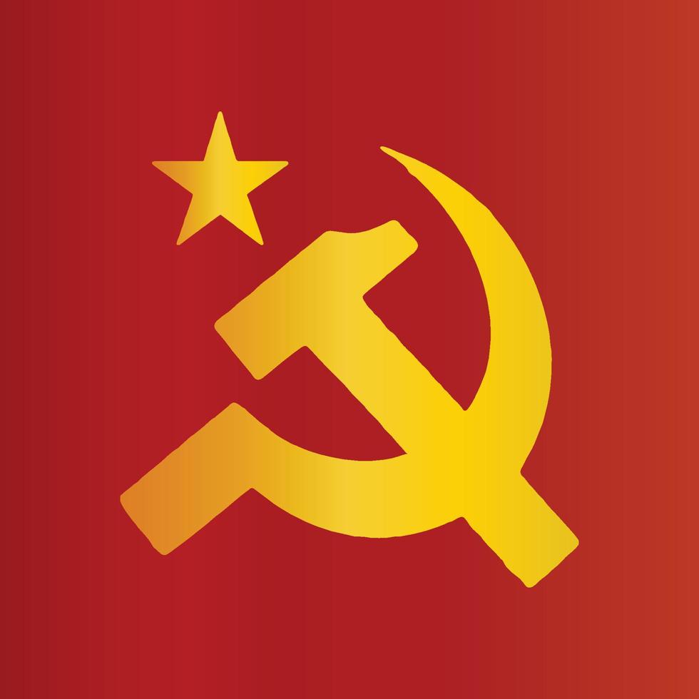 sovietico unione comunista rosso esercito simbolo icona logo vettore