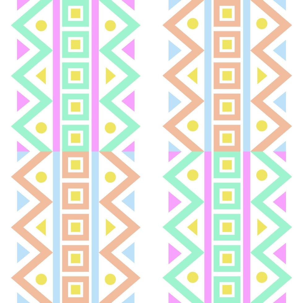 sfondo multicolore modello nativo senza soluzione di continuità con forma geometrica vettore