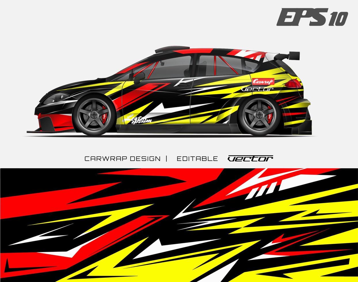 auto involucro design con astratto texture.racing sfondo disegni per gara macchina, avventura veicolo. vettore