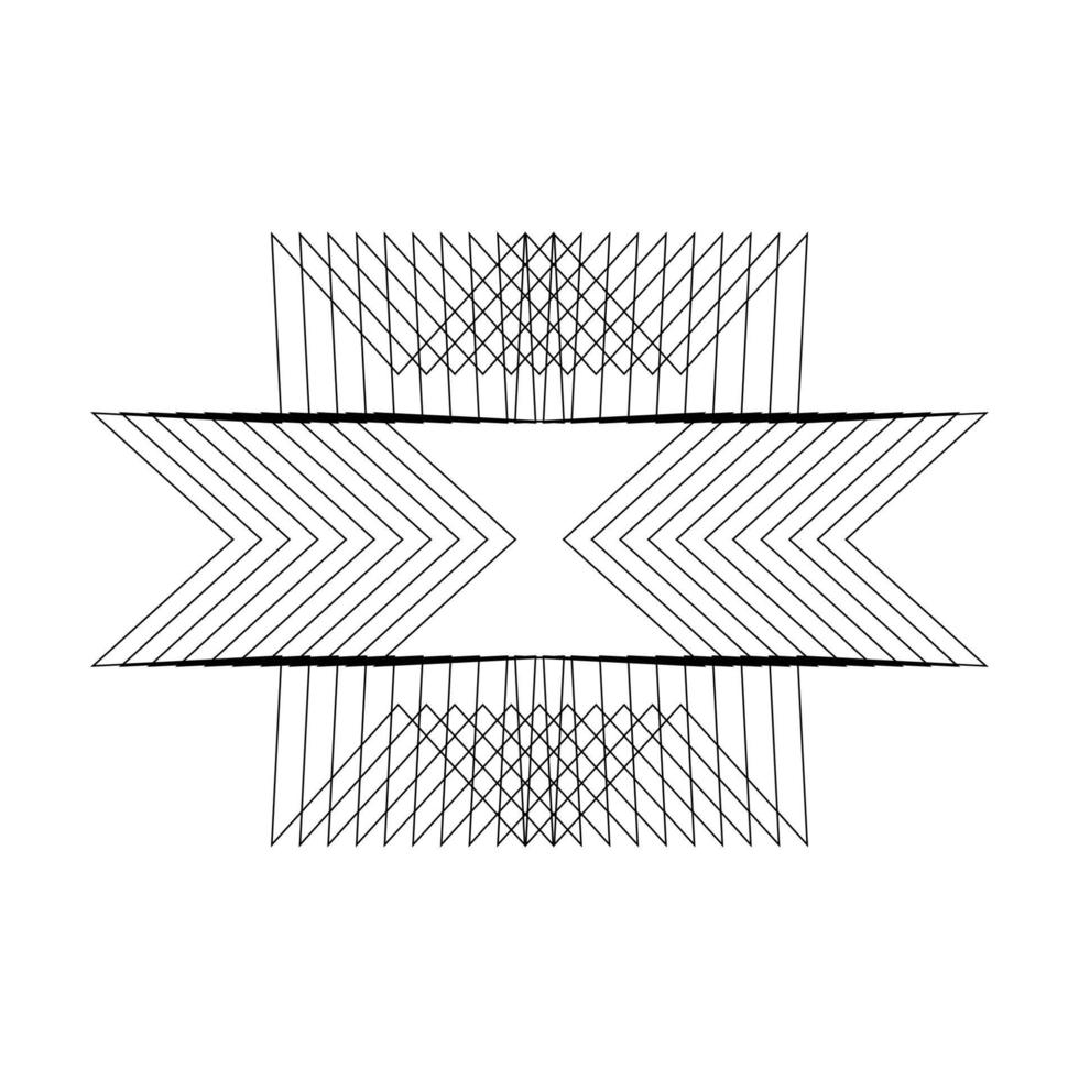 geometrico frattale astratto forma vettore