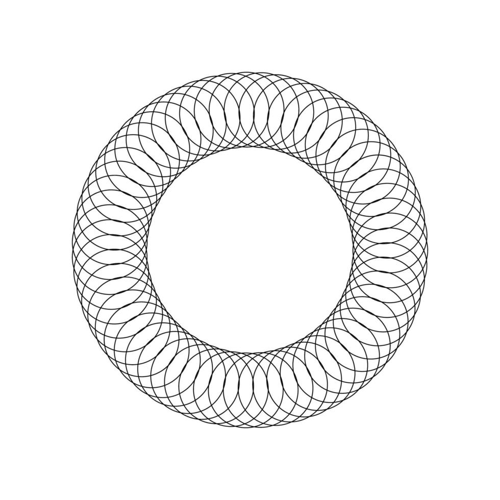 geometrico frattale cerchi vettore