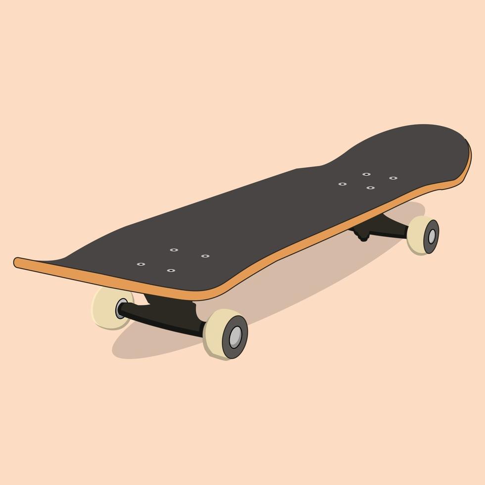 skateboard vettoriale, perfetto per le industrie sportive vettore