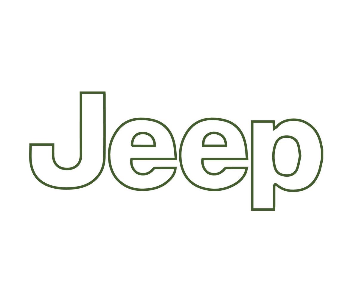 camionetta marca logo auto simbolo nome verde design Stati Uniti d'America automobile vettore illustrazione