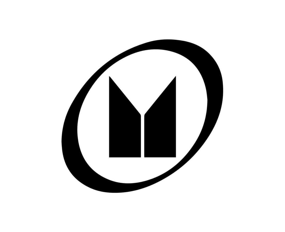 isuzu logo marca simbolo nero design Giappone auto automobile vettore illustrazione