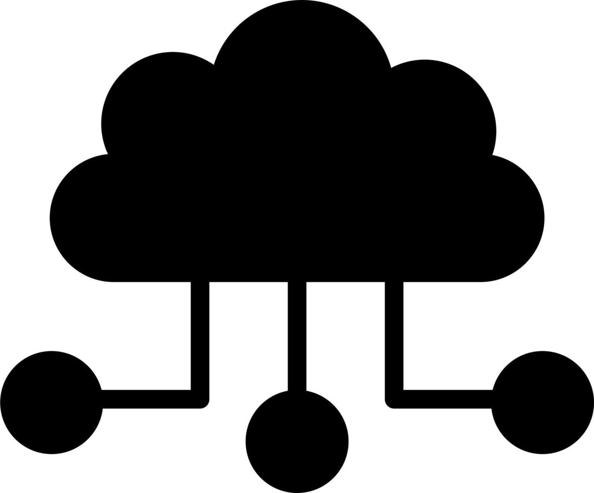 icona di vettore di nuvola