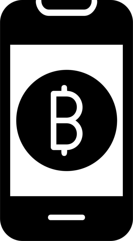 in linea bitcoin pagamento vettore icona