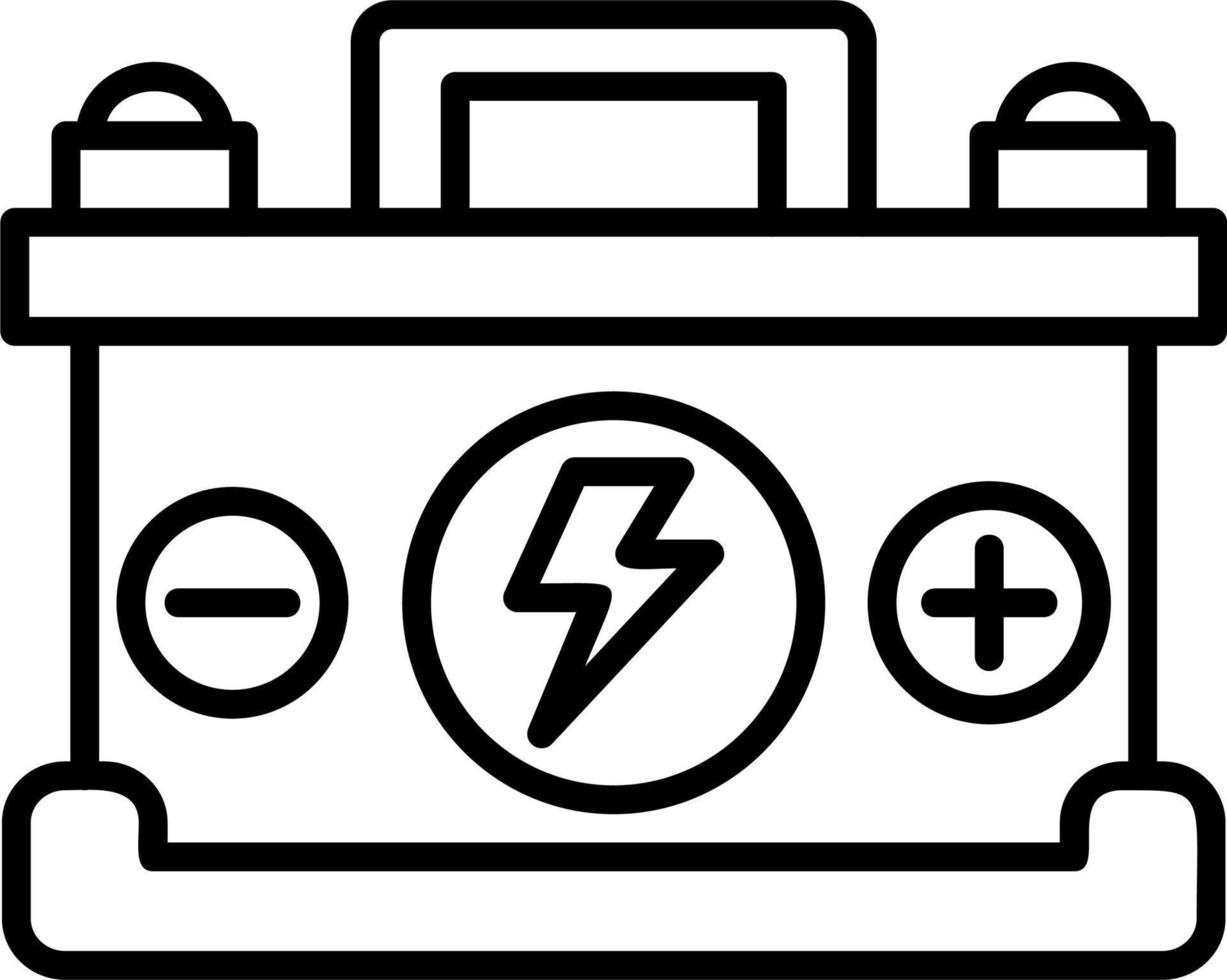 icona di vettore della batteria