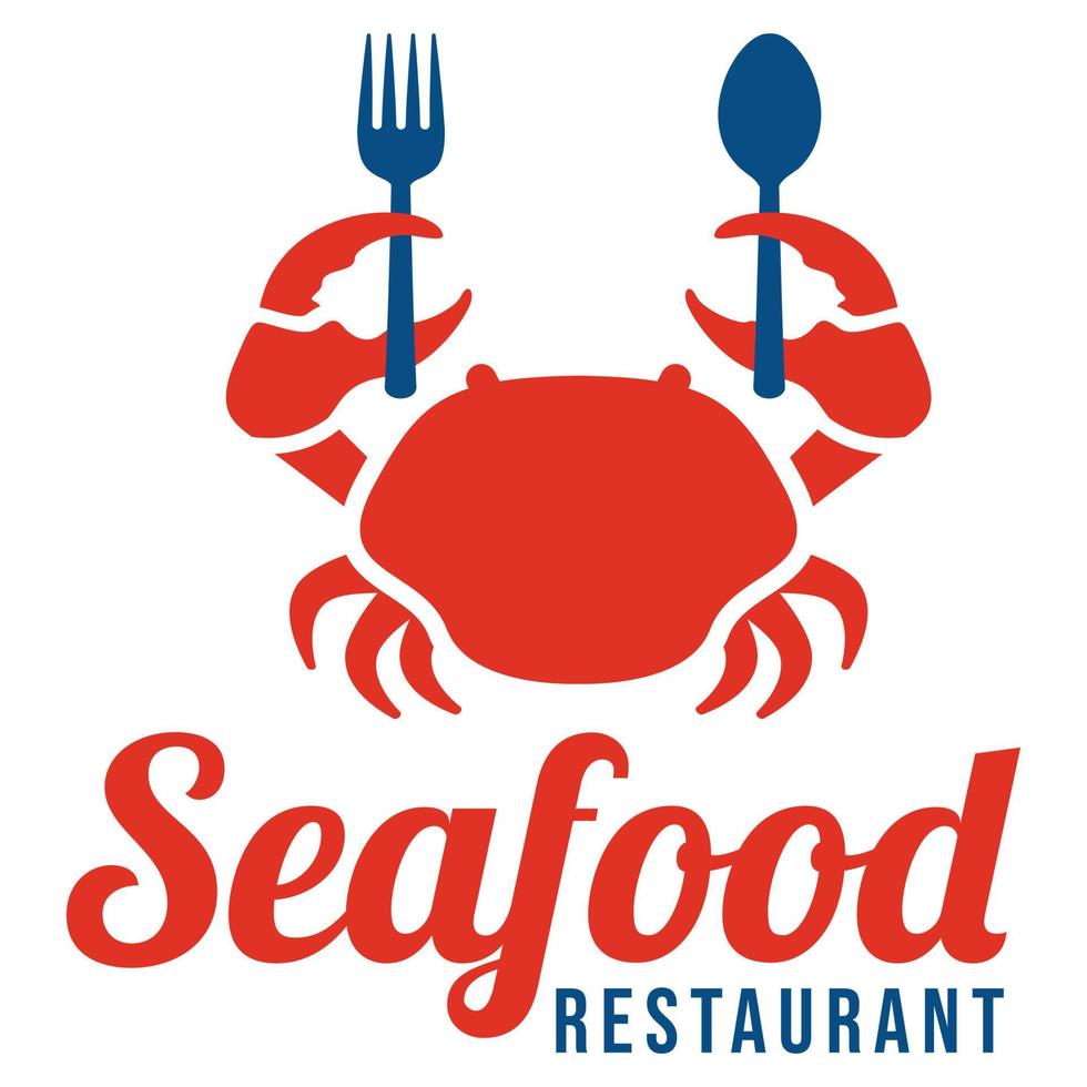 creativo Granchio frutti di mare silhouette logo design. moderno semplice minimalista retrò Vintage ▾ cartone animato portafortuna personaggio logo vettore icona illustrazione modello per ristorante, bar, etichetta, negozio, azienda