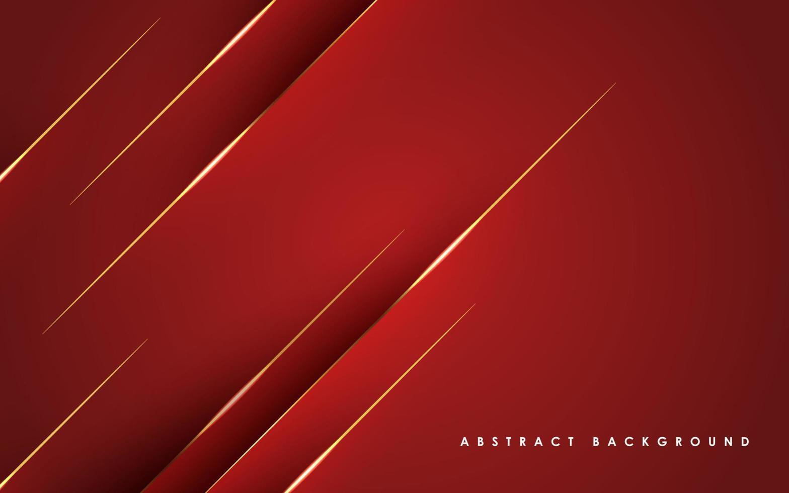 moderno astratto rosso sfondo con oro linea composizione. eps10 vettore