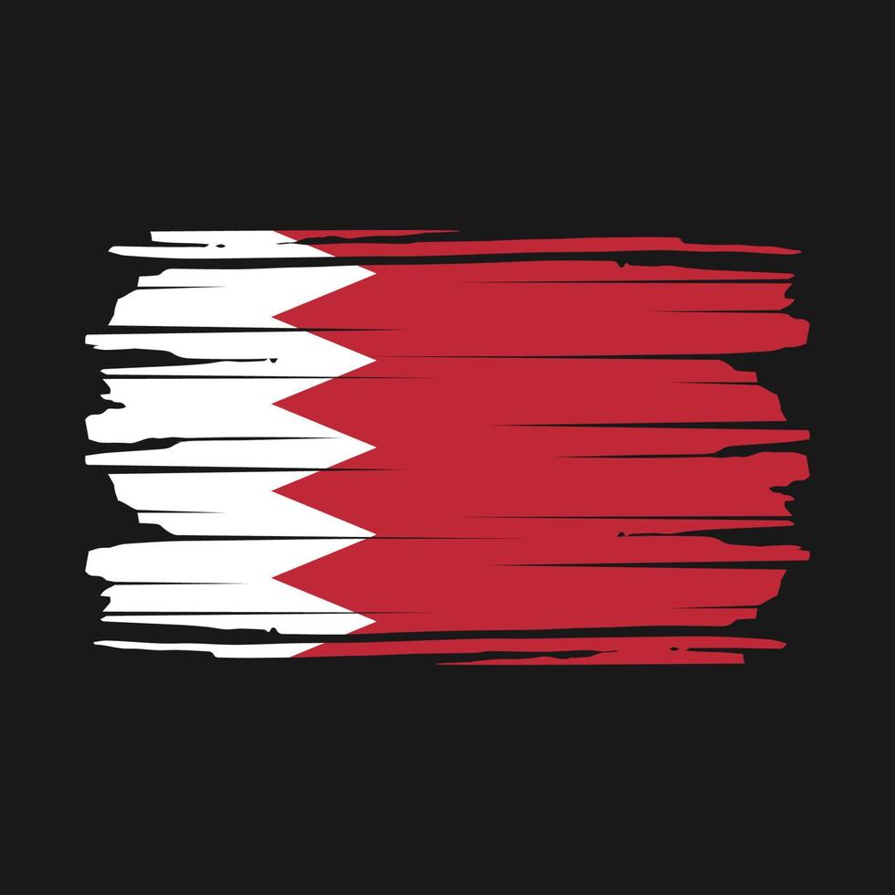 bahrain bandiera spazzola vettore