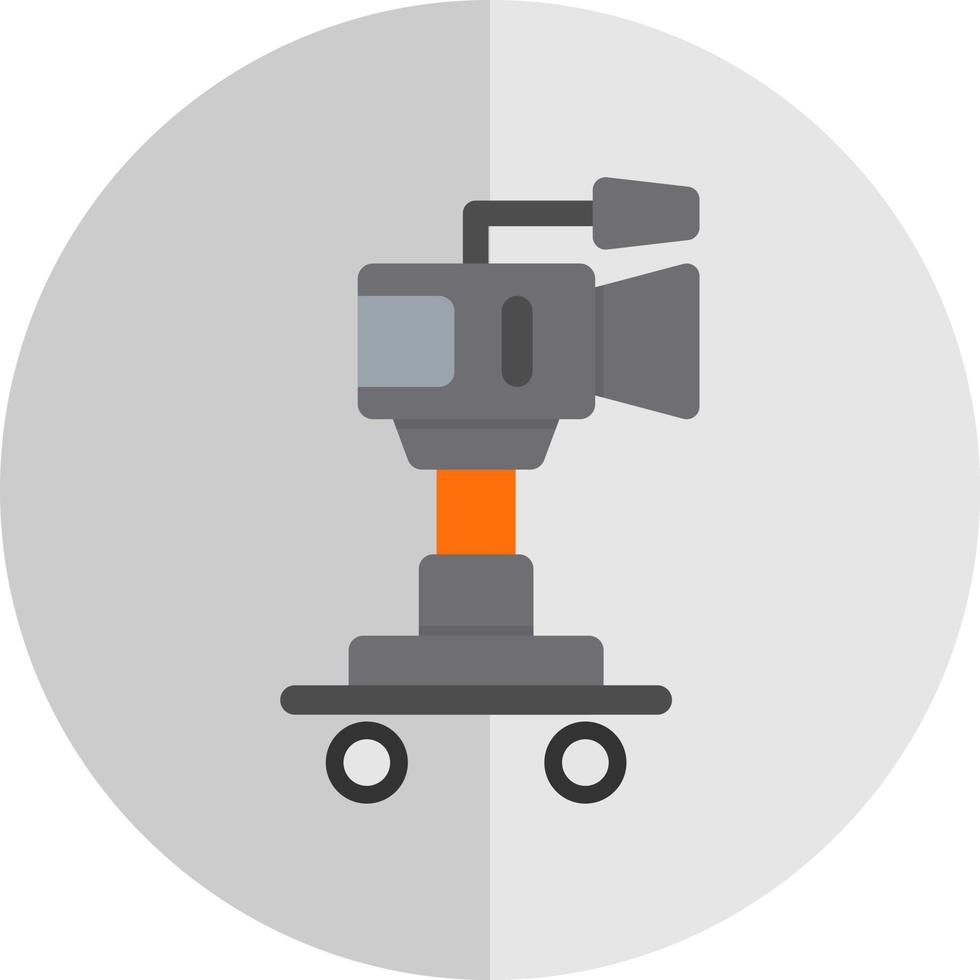 telecamera dolly vettore icona design