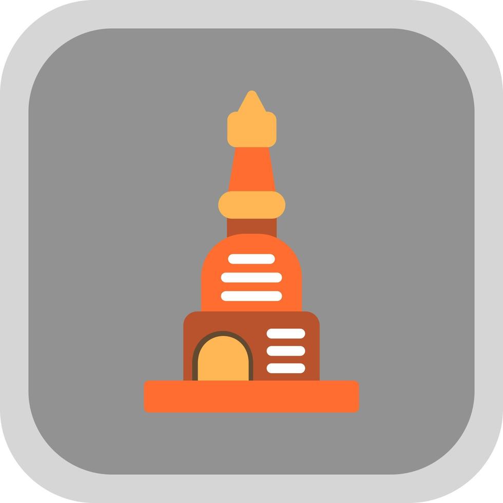 stupa vettore icona design