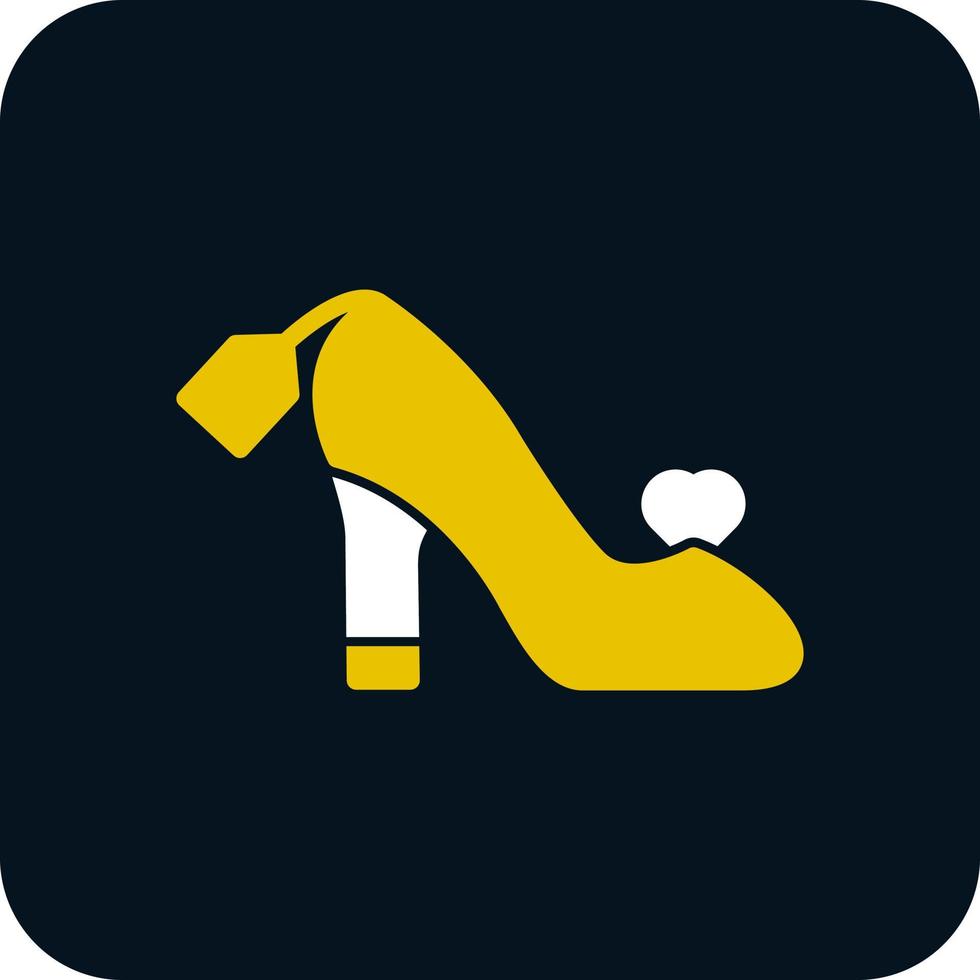 femmina calzature vettore icona design