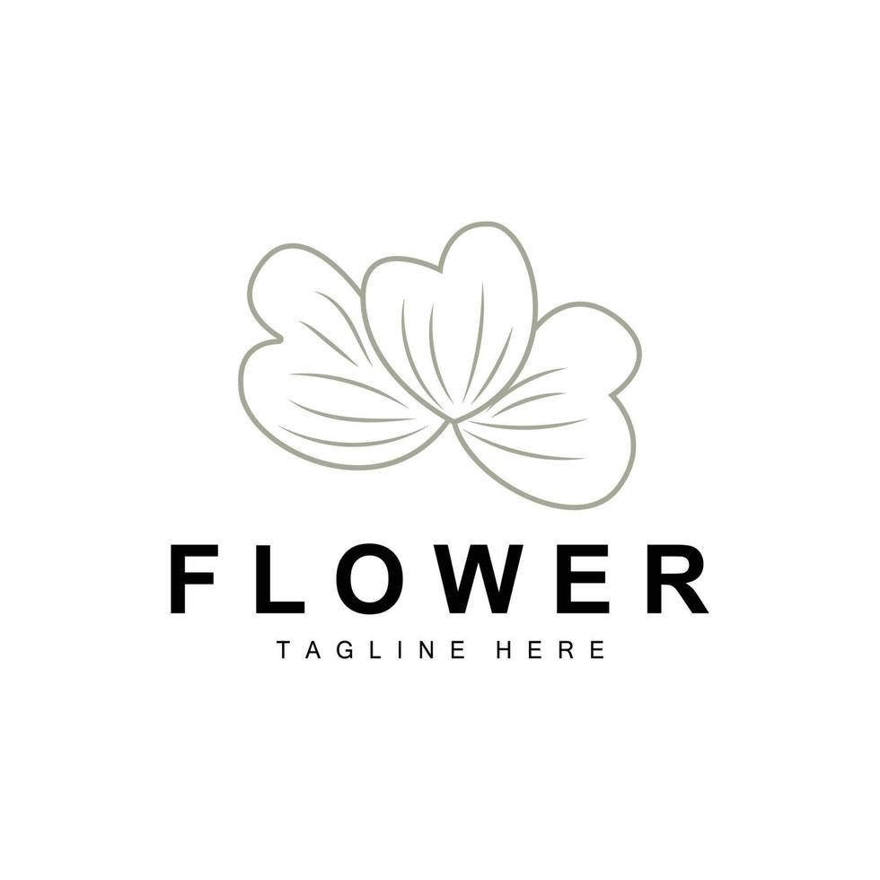 floreale logo, le foglie e fiori botanico giardino vettore, floreale design di vita vettore