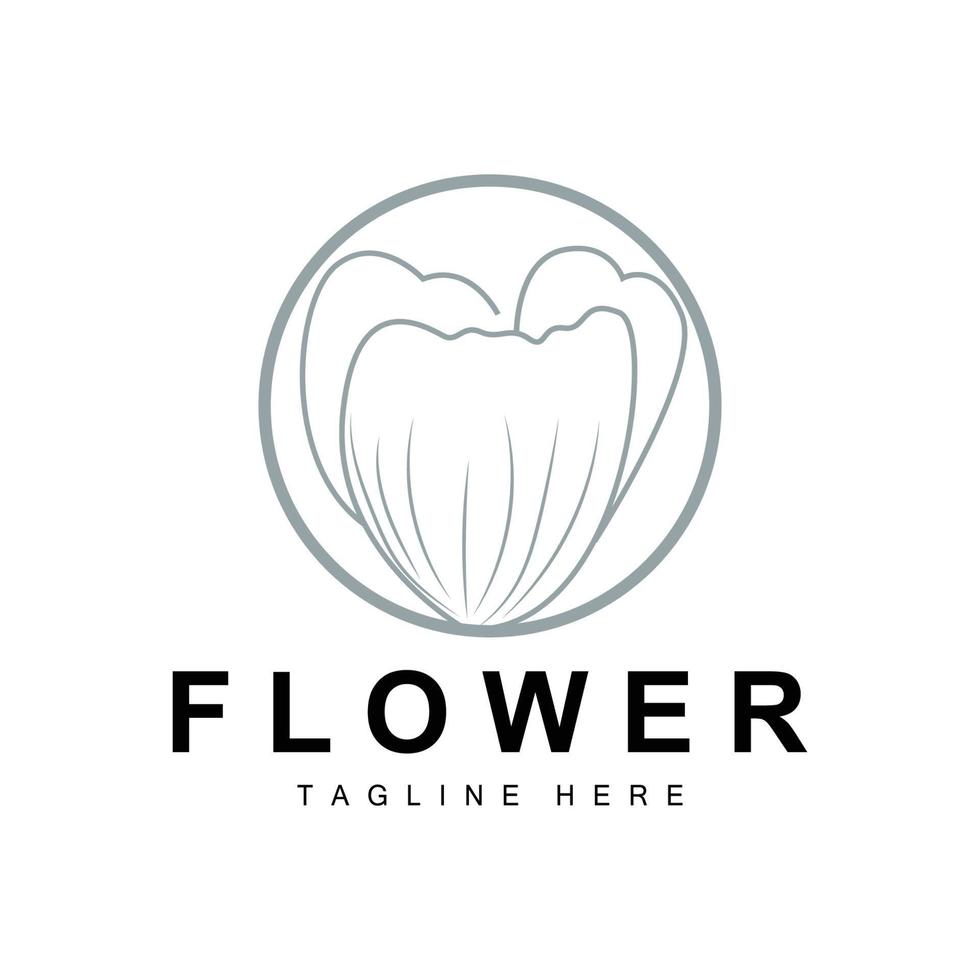 floreale logo, le foglie e fiori botanico giardino vettore, floreale design di vita vettore